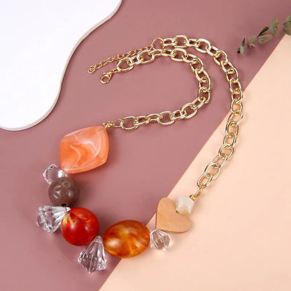Women's Pendant Necklace Geometric Acrylic Fashion Jewelry 3