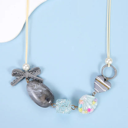 Women's Pendant Necklace Retro Beaded Shell Handmade Bohemian 5