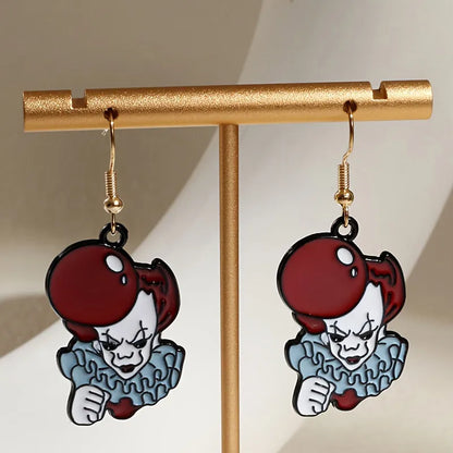 Women's Clown Jewelry Set Necklace and Earrings for Women Alloy 4