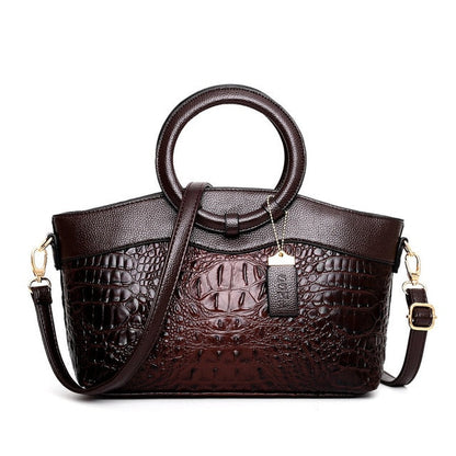 Variant image for Women's Handbag Black One Size Faux Leather Vintage Design-2