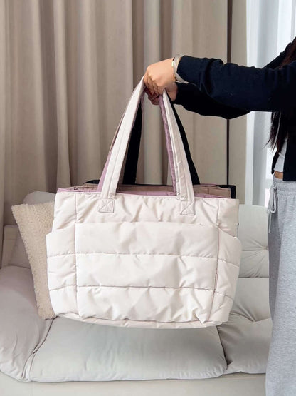 Women's Quilted Puffer Tote Bag – product view 14