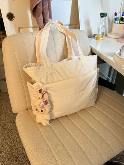 Women's Quilted Puffer Tote Bag – product view 16