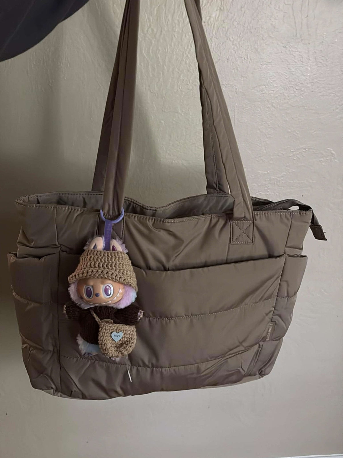 Women's Quilted Puffer Tote Bag – product view 11