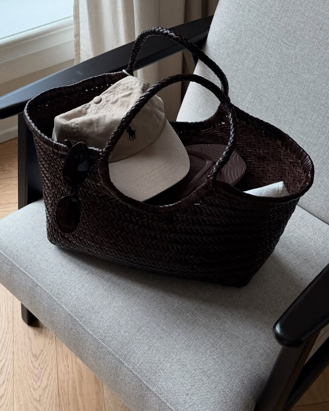 Women's Woven Structured Handbag – product view 19