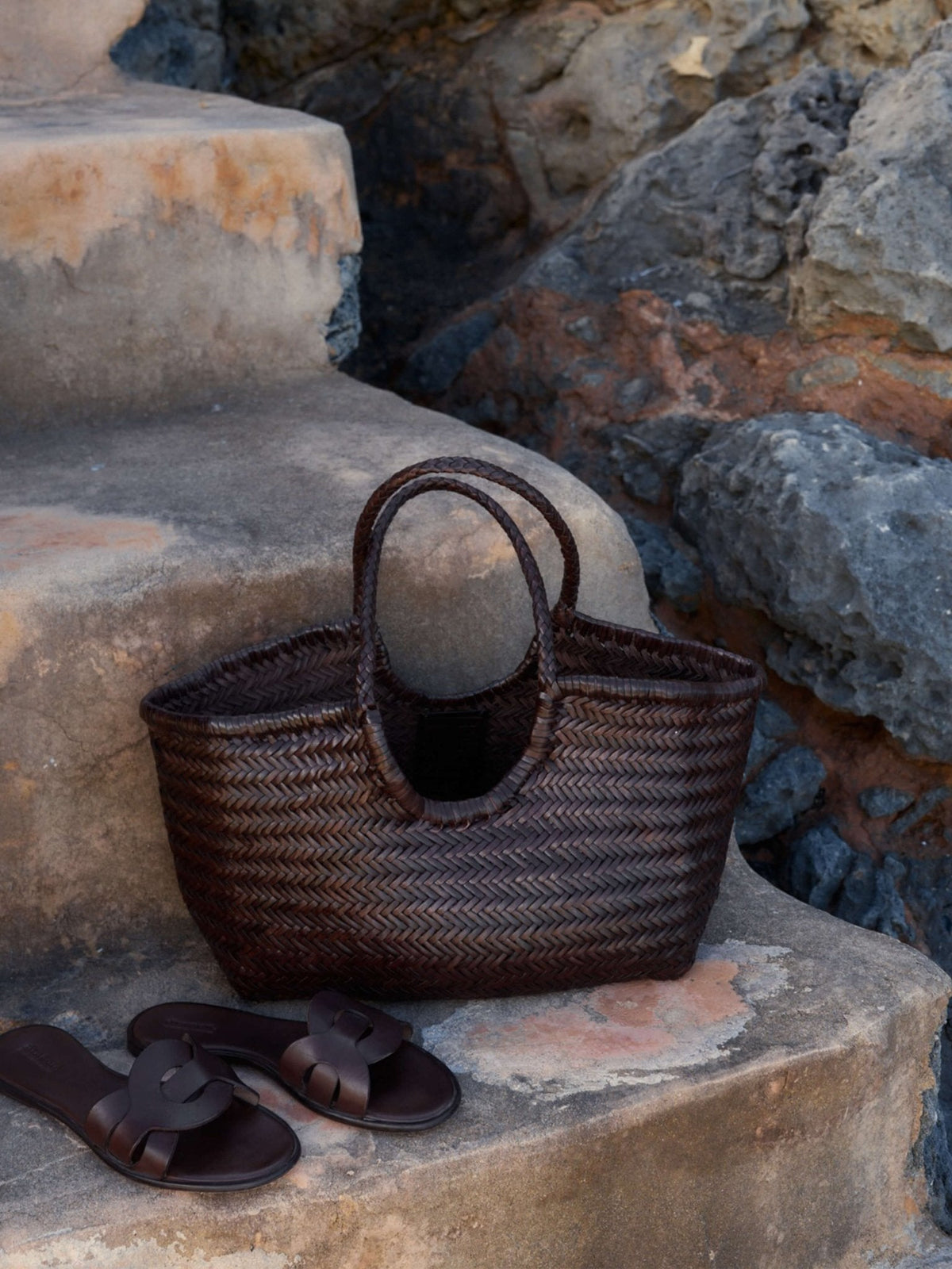 Women's Woven Structured Handbag – product view 15