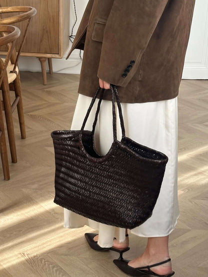 Women's Woven Structured Handbag – product view 14