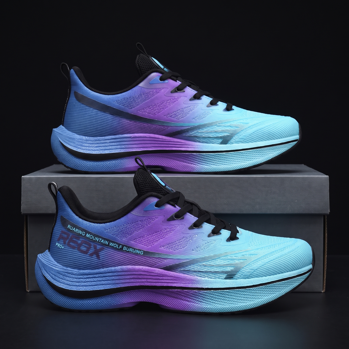 Men's Colour-Block Mesh Sneakers – product view | Hensley London
