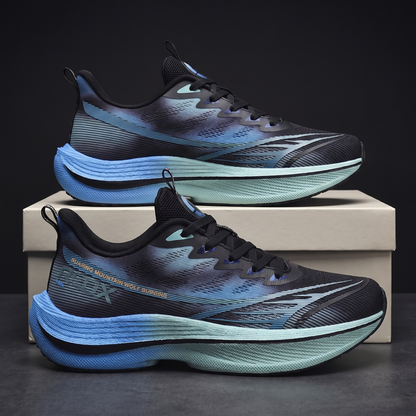 Men's Colour-Block Mesh Sneakers – product view | Hensley London