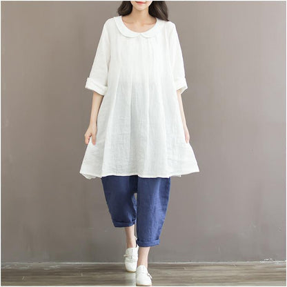 Luna Linen Sundress | Plus Size, Breathable Fabric - Image 3